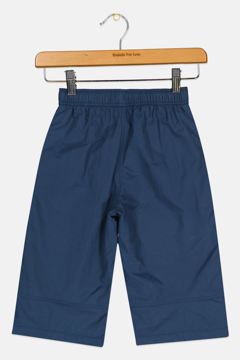 PUMA شورتات خارجية مطبوعة للأطفال الأولاد، Navy - Image 2