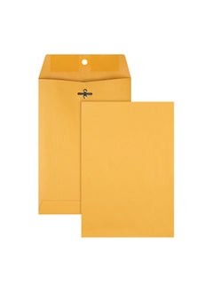 Quality Park 6 X 9 Clasp Envelopes Clasp And Gummed Closures For Storing Or Mailing 28 Lb Kraft Paper Bulk Dispenser Box 500/Carton (Qua37555)  - Image 1