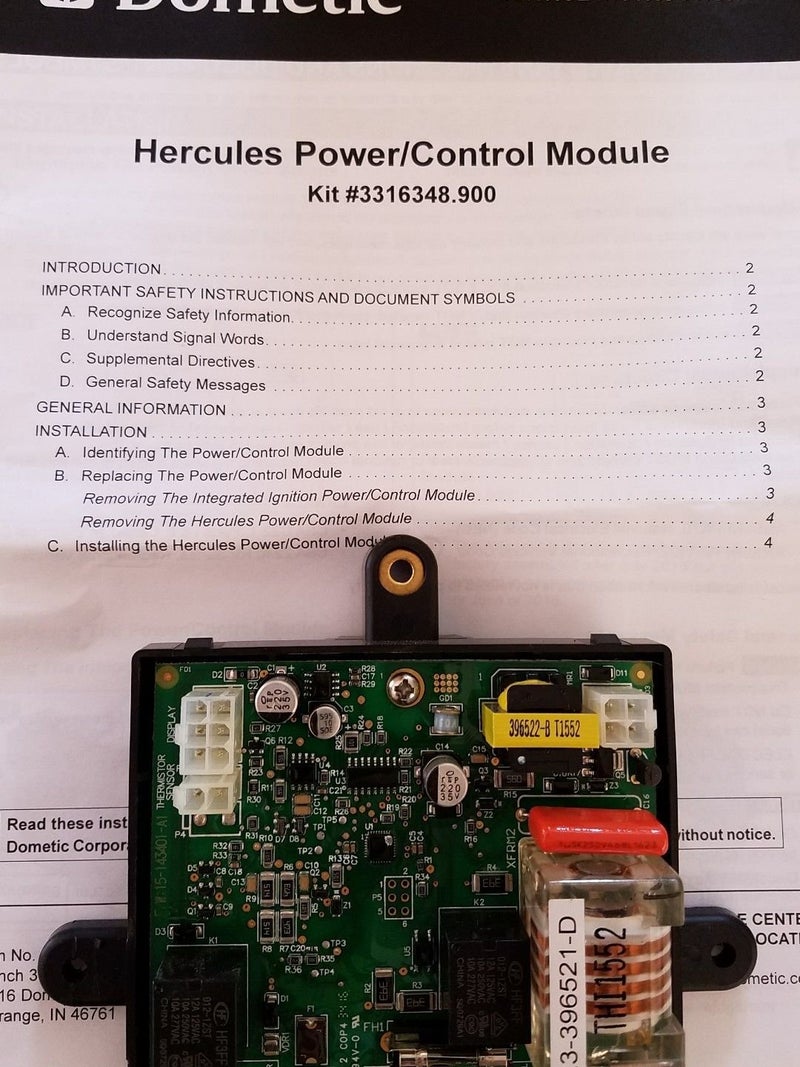Dometic (3316348.900) Power Module Board , Black - Image 3