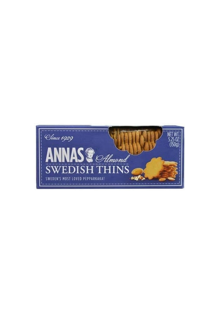 Anna's Swedish Thins Almond - Pack of 3 - Image 2