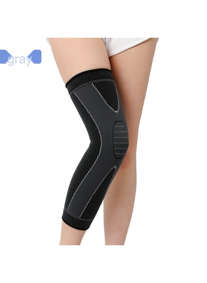 NIBEMINENT Extended Sports Knee Sleeves - Breathable Double Wave Design
