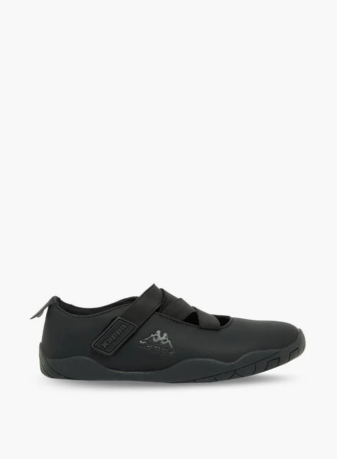 Girls Cross Strap Sneakerina School Shoes