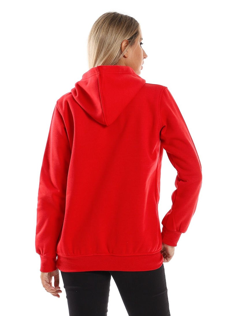 Caesar Woman Hoodie With Zipper Pocket - Image 4