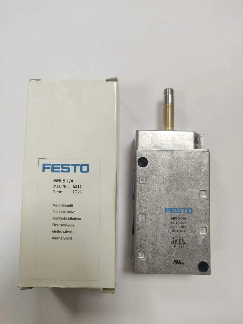 FESTO 6211 MFH514 SOLENOID VALVE SUPPLIED IN PACK OF 1 - Image 2