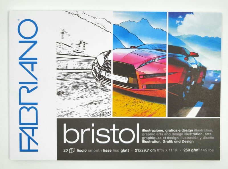 Fabriano Bristol Glued Block A4 - Image 4