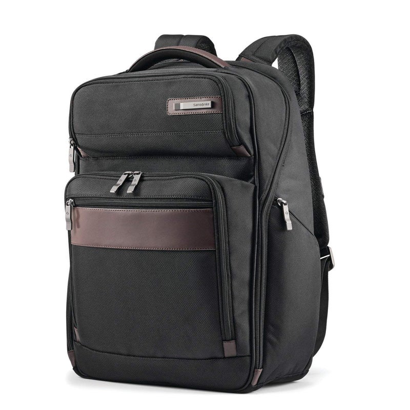 Samsonite Kombi Business Backpack â€“ Ballistic Nylon, 15.6â€ Laptop Compartment, Tablet Pocket, SmartSleeveâ„¢, Multi-Pocket Organizer, Padded Straps & Back, Top Handle, Fleece-Lined Accessory Pocket - Image 1