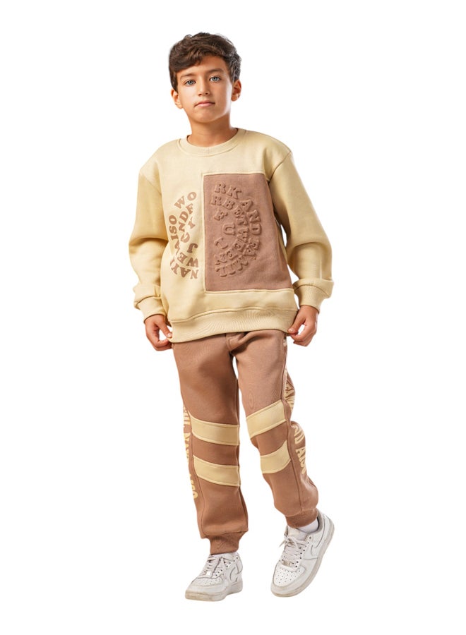 بونچو طقم رياضي قطني فاخر من بونجو للأولاد - Image 2