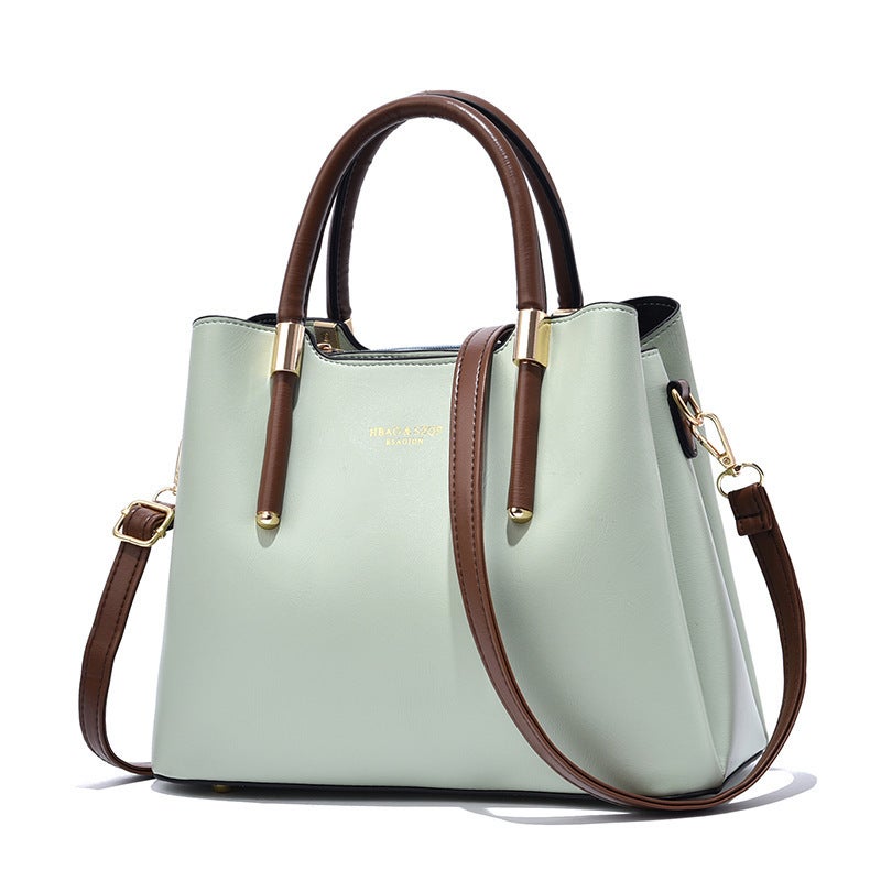 Fashionable Commuter Pu Leather 2026 New Model Stylish Women''s Handbag Large Capacity Middle-Aged Mom Bag Elegant Crossbody Bag - Image 1