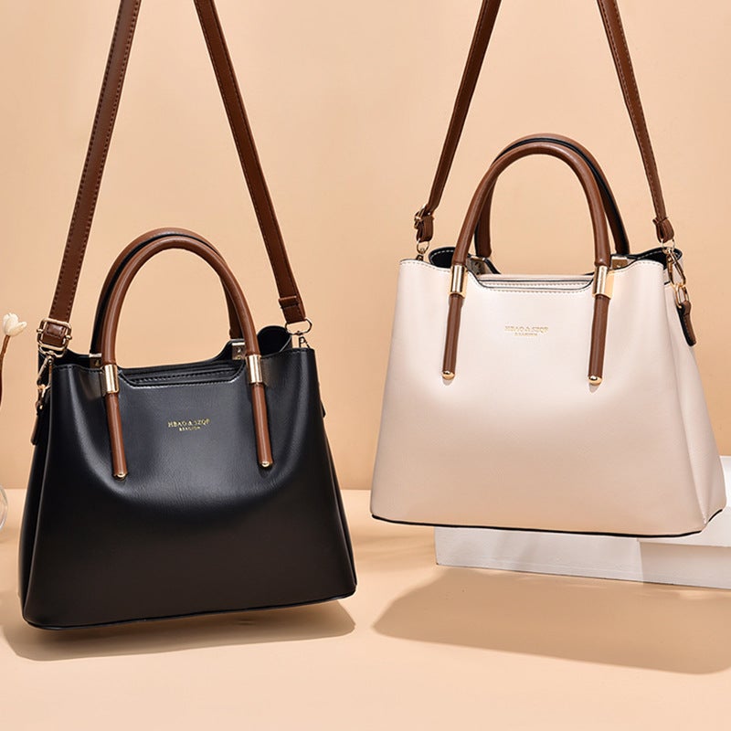 Fashionable Commuter Pu Leather 2026 New Model Stylish Women''s Handbag Large Capacity Middle-Aged Mom Bag Elegant Crossbody Bag - Image 4