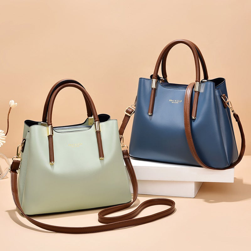 Fashionable Commuter Pu Leather 2026 New Model Stylish Women''s Handbag Large Capacity Middle-Aged Mom Bag Elegant Crossbody Bag - Image 5