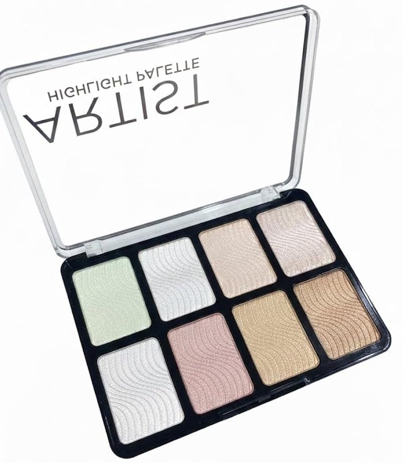 Colors HIGHTLIGTER Palette Makeup,Rose Gold Brown Nude Matte Shimmer Eye Shadow Powder Palette,Naturing-Looking Long Lasting Waterproof- cover 8 COLORS - Image 1