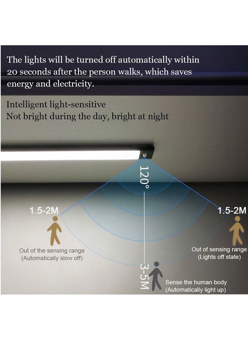 Happy Light - Smart LED Sensor Night Light Indoor Night Light with Three Light Modes and Remote Control (40cm) - Image 1