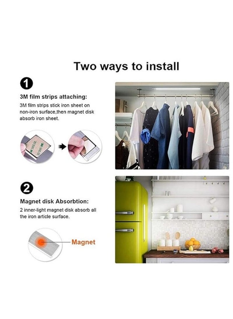 Happy Light - Smart LED Sensor Night Light Indoor Night Light with Three Light Modes and Remote Control (40cm) - Image 1