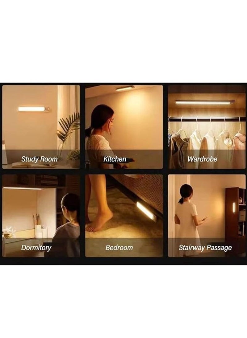 Happy Light - Smart LED Sensor Night Light Indoor Night Light with Three Light Modes and Remote Control (40cm) - Image 1
