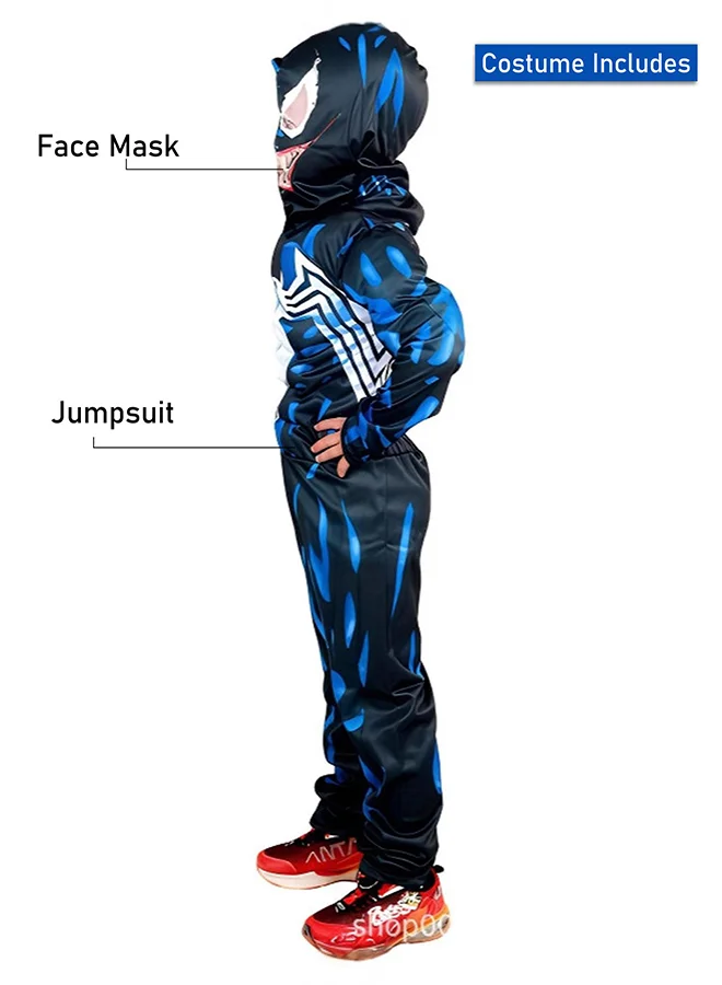 LITTLE SURPRISE BOX Little Surprise Box,Blue Spider,Kids Halloween Costume Fancy Dress Up-7-8Y