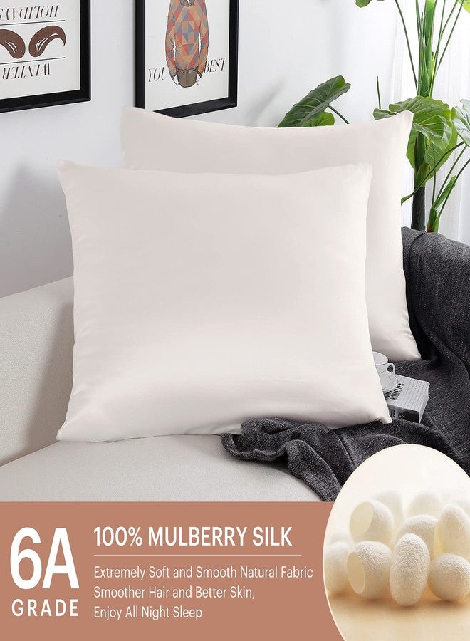ليلي سيلك غطاء وسادة حريري من LILYSILK للشعر والبشرة - قياسي - حرير التوت 100%، 19 مومي، غطاء وسادة حريري من الجانبين مع سحاب مخفي، قطعة واحدة (مقاس قياسي 20 بوصة × 26 بوصة، عاجي) - Image 3