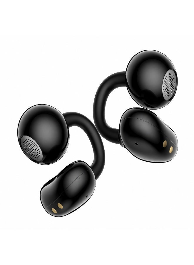 Modio OWS-03 Wireless Ear Clip Earbuds Bluetooth 6.0 Open-Ear Comfortable Fit With Microphone and Multi Functional Touch Controls Black - Image 3