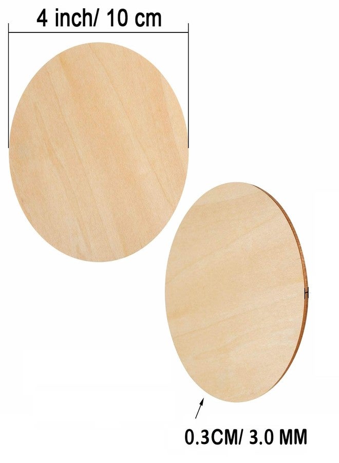 Berrybox Combo (4+4) MDF Art Craft Coaster 4" Inch Square + Round Shape Coasters Plain Wood Blank Cutouts for Tea Coffee Christmas Painting Slice Resin Mandala Arts Work & Decoration | Thickness:3 mm - Image 3