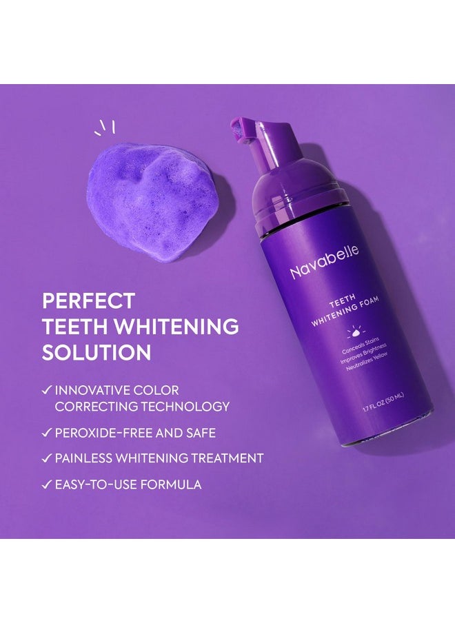 Navabelle - Avabelle Teeth Whitening Purple Toothpaste Whitening Purple Toothpaste For Teeth Whitening V34 Color Corrector Toothpaste Purple Toothpaste V34 Colour Corrector Serum V34 Teeth Whitening Foam - Image 1