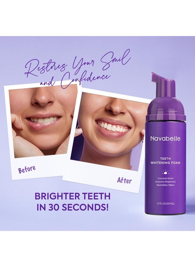 Navabelle - Avabelle Teeth Whitening Purple Toothpaste Whitening Purple Toothpaste For Teeth Whitening V34 Color Corrector Toothpaste Purple Toothpaste V34 Colour Corrector Serum V34 Teeth Whitening Foam - Image 1