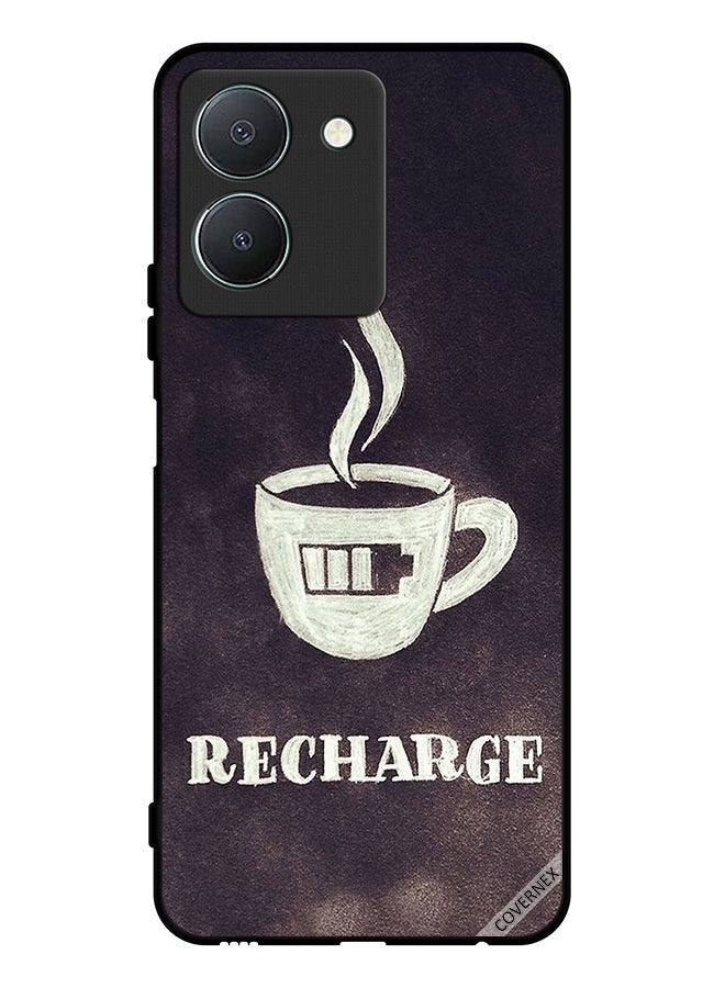 Covernex Protective Case Cover For Vivo Y36 4G Coffee Recharge - Image 1