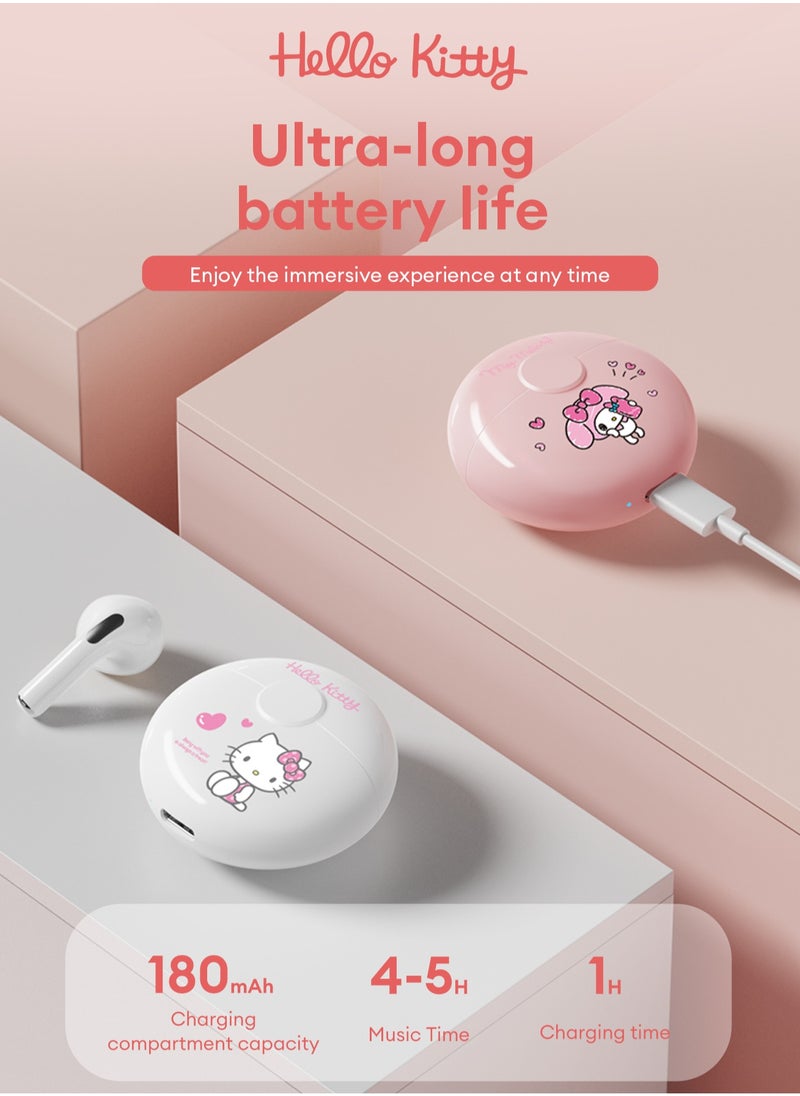 Sanrio - Sanrio BL52A Wireless Bluetooth Headset - White Hello Kitty - Image 1