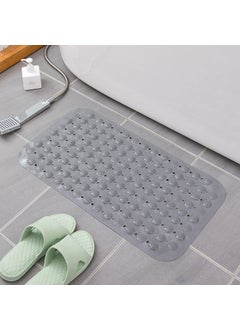 Thick PVC Non-Slip Bathroom Massage Mat Gray