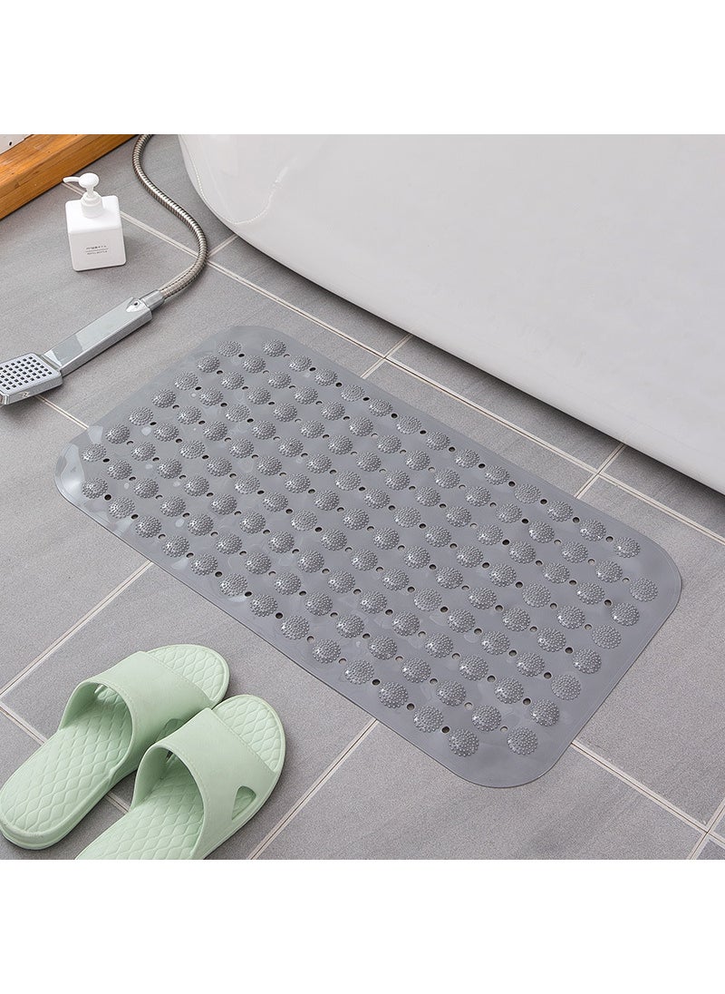 Generic - Thick PVC Non-Slip Bathroom Massage Mat Gray - Image 1