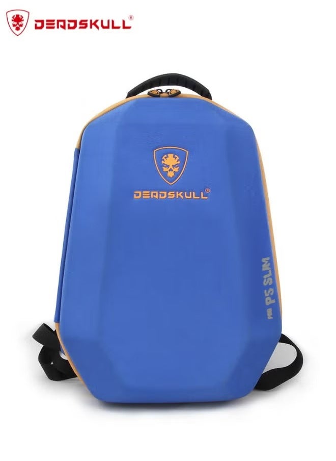 DEADSKULL For Sony PS5 Slim Carrying Case Travel Storage Bag Compatible with PlayStation 5 Slim Blue  - Image 2