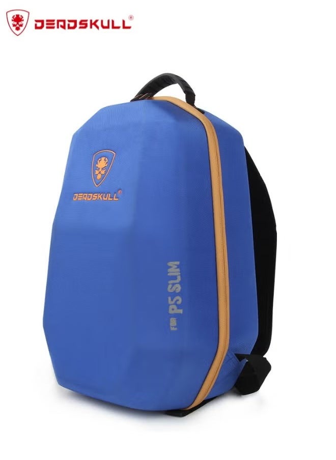 DEADSKULL For Sony PS5 Slim Carrying Case Travel Storage Bag Compatible with PlayStation 5 Slim Blue  - Image 3