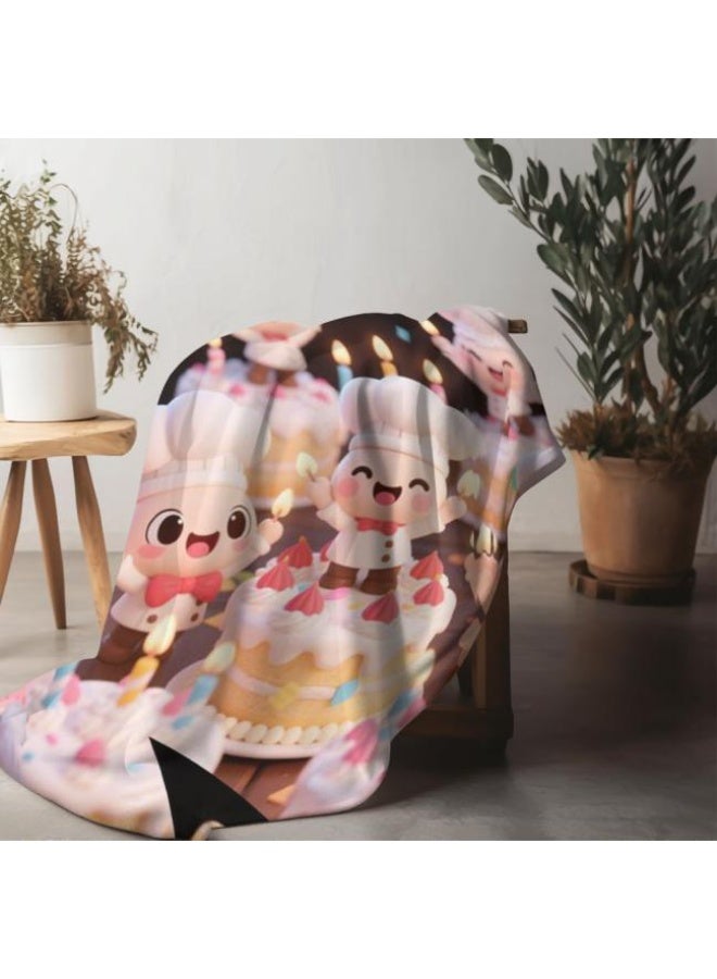 عام Wisdom Fairy (أحدث) بطانية رقيقة من الفانيلا (دافئة ومريحة، ومناسبة للنوم، واستخدام اللعبة، وإزالة الغبار والرمل) 150 سم * 200 سم - 3 - Image 3