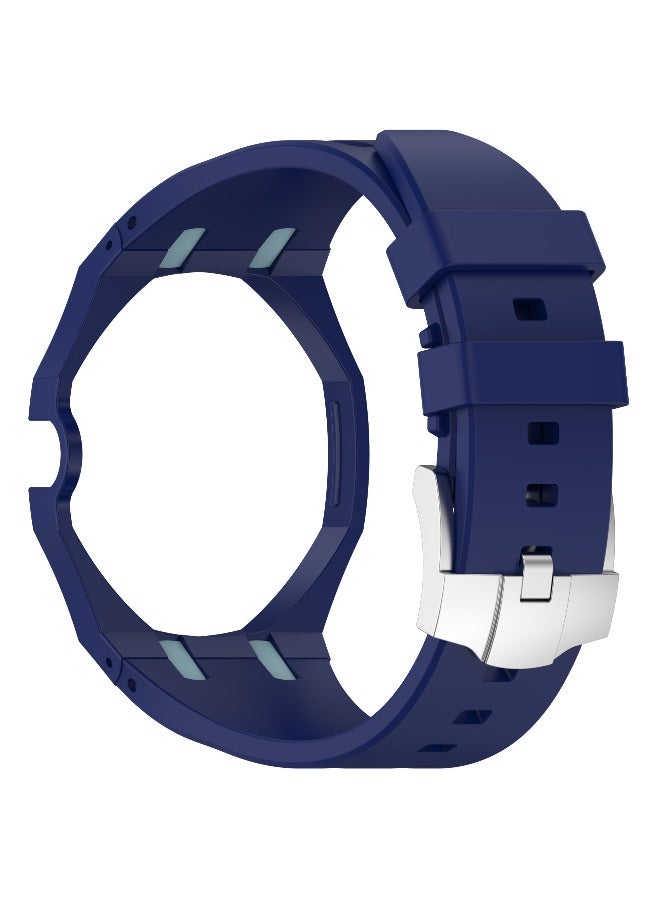 **سوار ساعة سيليكون متوافق مع ساعة AP x Swatch Royal Pop – سوار معصم بديل مقاوم للماء، سوار ناعم قابل للتحويل بتصميم يناسب التاج عند موضع الساعة الثالثة** - Image 4