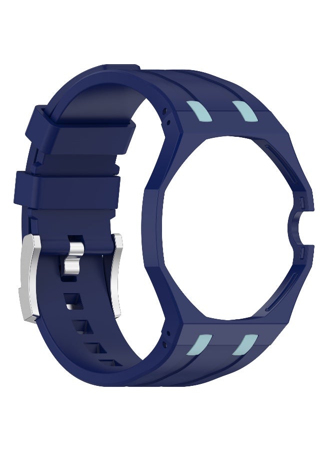 **سوار ساعة سيليكون متوافق مع ساعة AP x Swatch Royal Pop – سوار معصم بديل مقاوم للماء، سوار ناعم قابل للتحويل بتصميم يناسب التاج عند موضع الساعة الثالثة** - Image 3