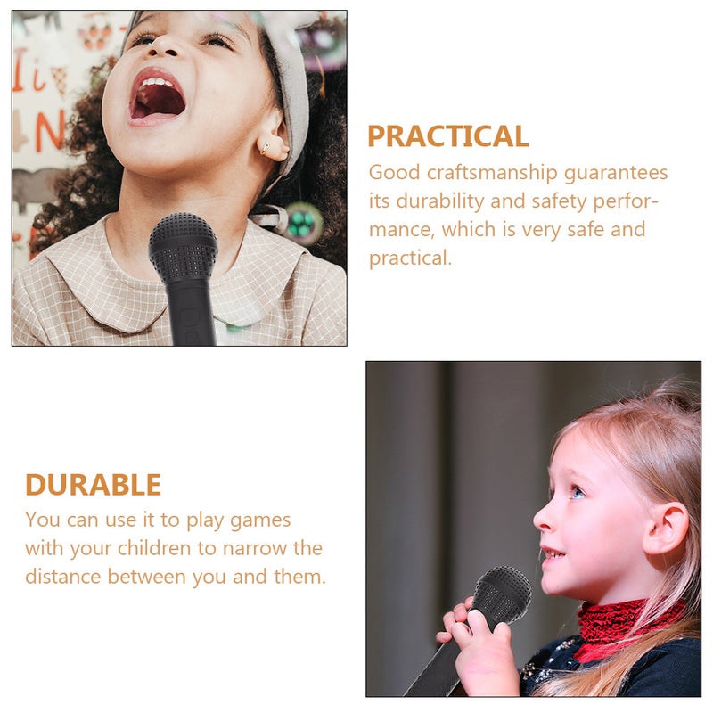 3Pcs Simulation Microphone Karaoke Props Imitation Microphone Props for Kids - Image 5