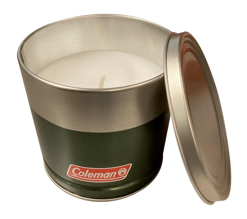 Coleman Outdoor Citronella Candle, Decorative Tin Candle for Patio, Backyard, Outdoor, Camping Candle, Tin Candle with Cover, Up to 25 Hours Burn time, 11oz - Image 1