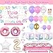 SNLN Two Sweet Birthday Party Decorations 2nd Birthday Supplies TWO Boxes Donut Balloon Arch Backdrop Tablecloth Crown Foil Balloon Second 2 Year Old Birthdays Decorations for Girls - Image 4