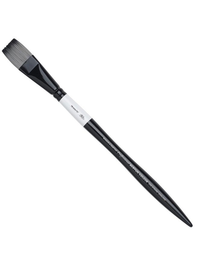 WINSOR & NEWTON Artists' Acrylic Brush, 3/4-Inch, One Stroke  - Image 1