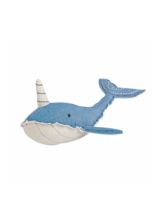 كرين بيبي Caspian Narwhal Plush Toy