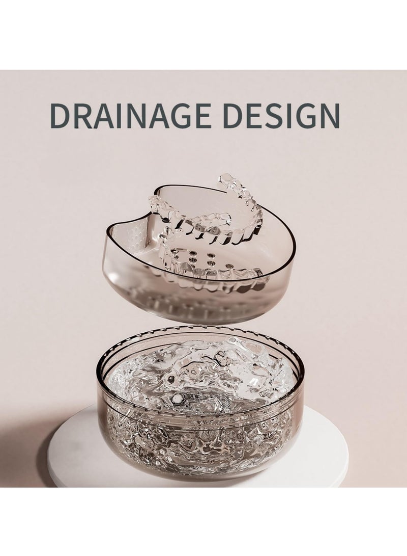Portable Travel Denture and Aligner Care Kit, Leak-Proof Case and Mouth Guard Cup for Easy Cleaning and Soaking - Image 4
