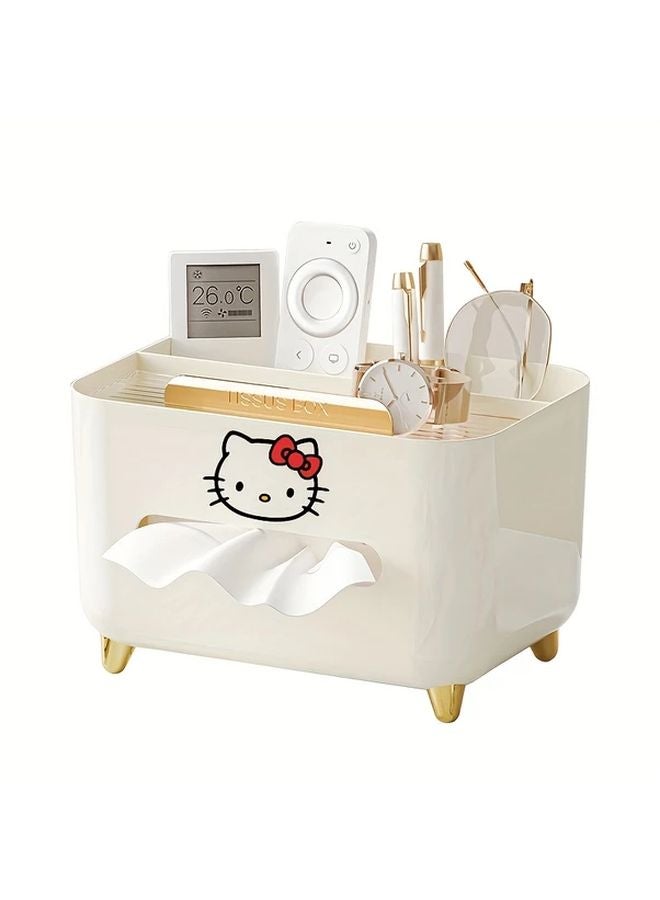 Green Hello Kitty Tissue Box Holder with Lid for Bathroom Living Room Office - Image 2