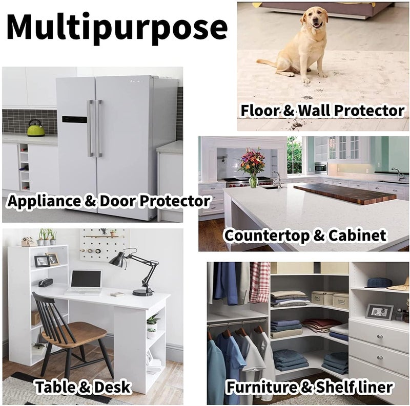 HOME13™ Clear Oil Proof Wall Sticker Self Adhesive Waterproof Protective Film Removble Wall Protecter Kitchen Backsplash Wallpaper Stickers (24x144 Inch, - Image 5