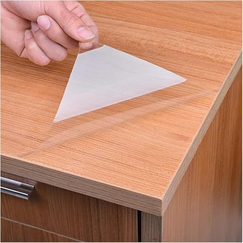HOME13™ Clear Oil Proof Wall Sticker Self Adhesive Waterproof Protective Film Removble Wall Protecter Kitchen Backsplash Wallpaper Stickers (24x144 Inch, - Image 1