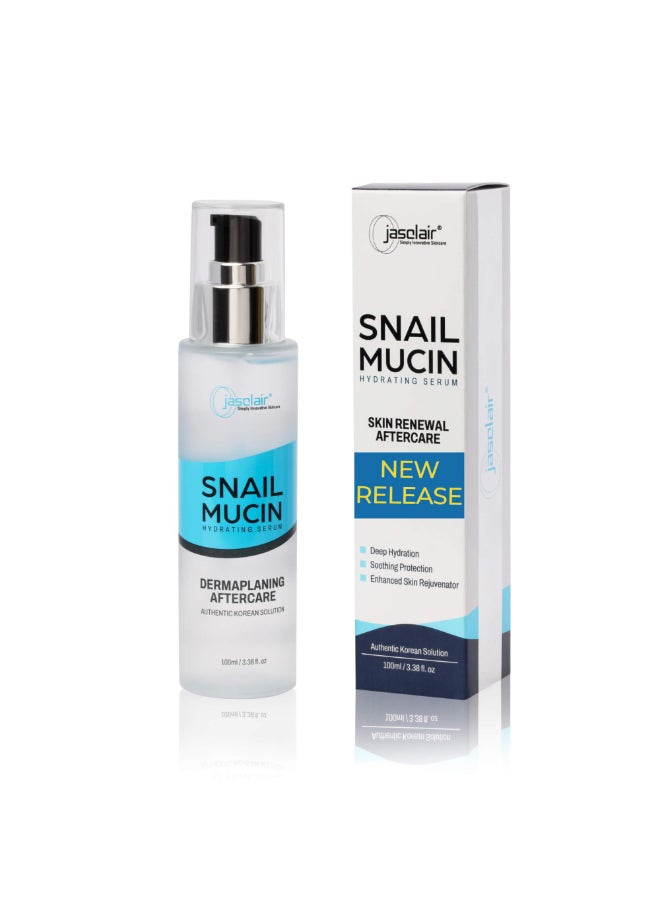 Jasclair Snail Mucin Hydrating Serum for PostDermaplaning Korean Beauty Skincare to Soothe Hydrate Renew Skin After Face Razors Dermaplaning Tools Ideal For Dermplane and Daily Routine - Image 2