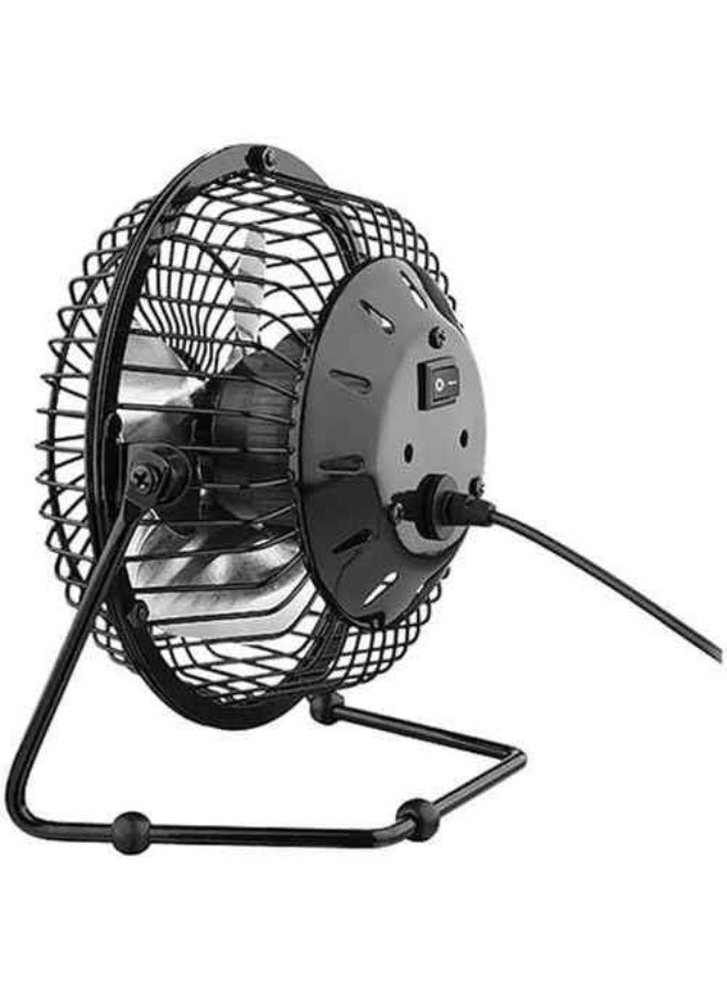 Generic Mini USB Powered Rotatable Cooling Fan – Metal Frame, Quiet Operation, for Desk, Laptop & Travel  - Image 2