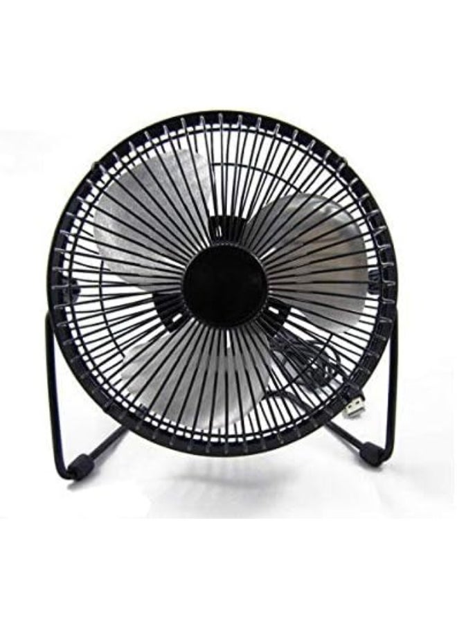 Generic Mini USB Powered Rotatable Cooling Fan – Metal Frame, Quiet Operation, for Desk, Laptop & Travel  - Image 3
