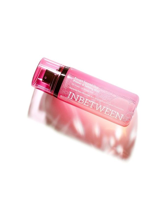 Blithe Korean Makeup Primer Aurora Second Skin Dewy Setting Spray with 5 Ceramide - Long-Lasting & Hydrating Setting Spray for Oily Skin Care, Setting Mist for Glow & Hydration 2.7 Fl. Oz - Image 1