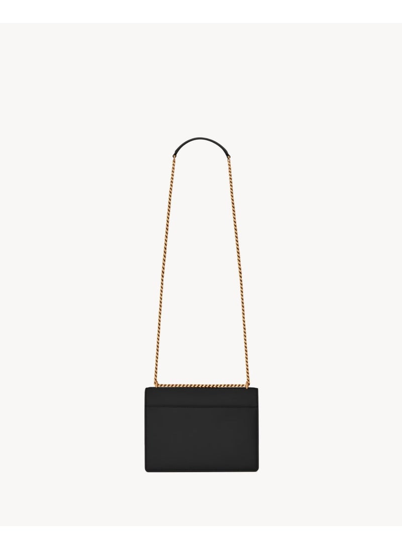 Classic YSL Style Smooth Leather Flap Bag – Luxury Chain Shoulder Crossbody Handbag for Women – Elegant Magnetic Closure Daily Office & Travel Bag - Image 4
