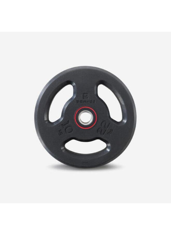 CORENGTH Rubber Weight Disc with Handles 28 mm 10 kg  - Image 1