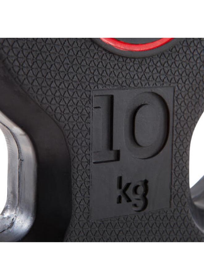 CORENGTH Rubber Weight Disc with Handles 28 mm 10 kg  - Image 4