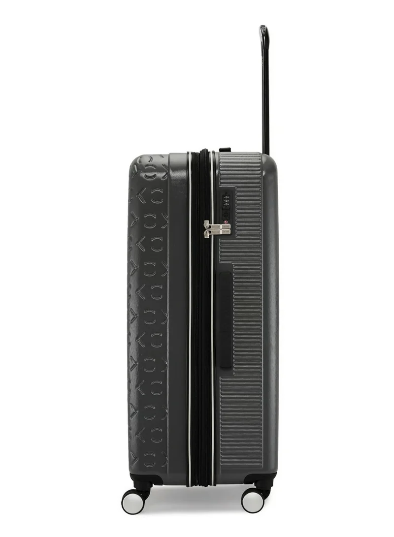 كالفن كلاين حقيبة سفر Fly Control Hardside Spinner ذات العجلات، خفيفة الوزن للغاية من مادة ABS، 4 عجلات مزدوجة